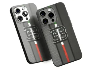 Bugatti Cover Cellulare Look Dinamico da Corsa